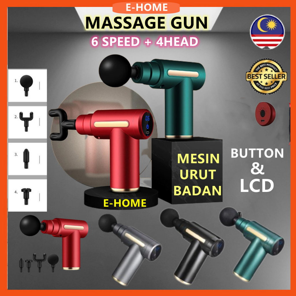 Massage Guns Mesin Urut Perkusi mini Muscle Massager Fitness Gun Muscle Massage Fascia Gun Electric Massager Deep筋膜枪按摩器