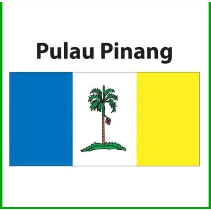 Pulau Pinang Flag 3x6ft, Bendera Pulau Pinang 3x6ft, Woolen