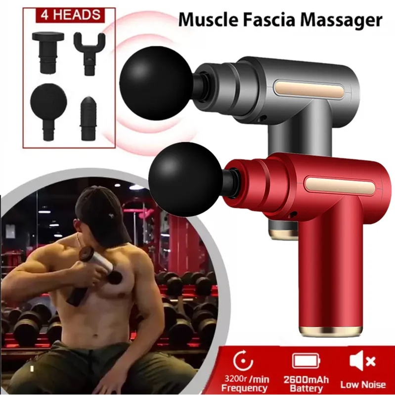 Mini Fascia Massage Gun Compact Size Portable Muscle Relaxation Device Silent Vibration Massage Fitness Gun 迷你筋膜枪