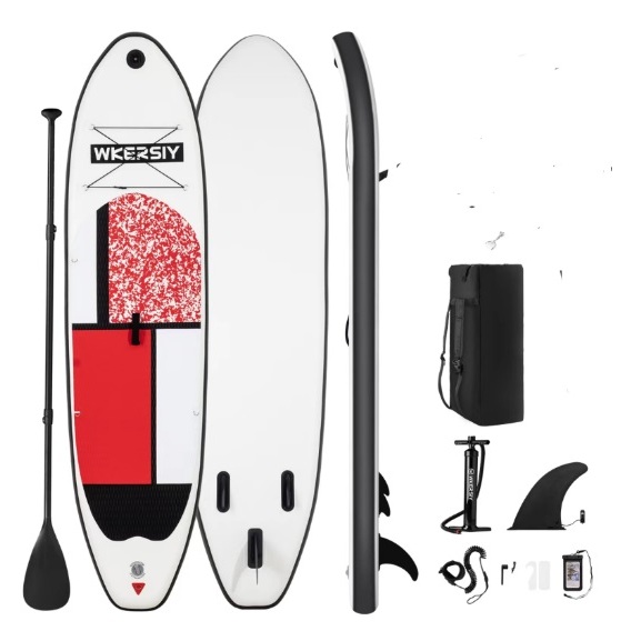 Ready✅ Inflatable Stand Up Paddle SUP Surf Ski Board Air Pump Carry Bag Floating Standing Water Kayak Sampan Berdiri