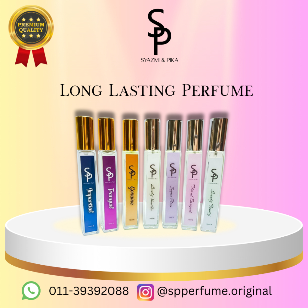 (EXTRAIT DE PARFUM 10ML) SYAZMI & PIKA PERFUME THAT HAVE GREAT SCENT. LONG LASTING PERFUMES WITH AN AFFORDABLE PRICE.