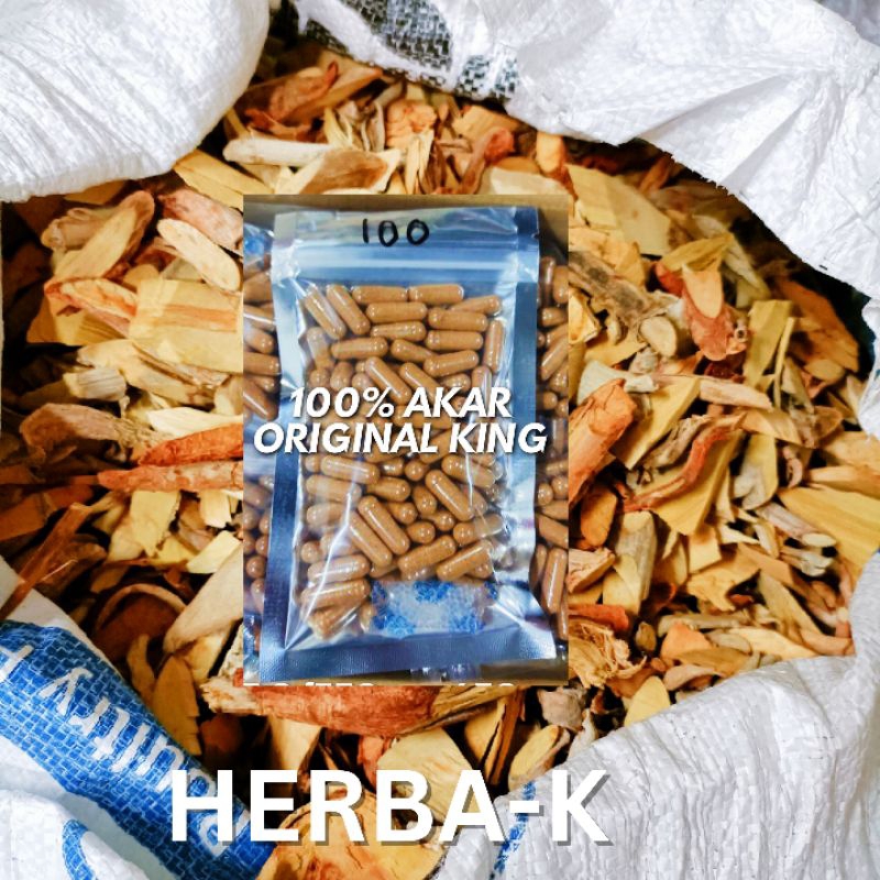 Tongkat Ali Merah KING 100% Asli , Kapsul Tongkat Ali Original Pure Akar