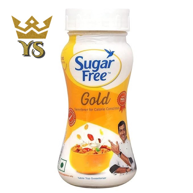 Sugar Free Gold is Equal to Zero Calories Low Calorie Sugar Substitute Powder Concentrate Table Top Sweetener 100g