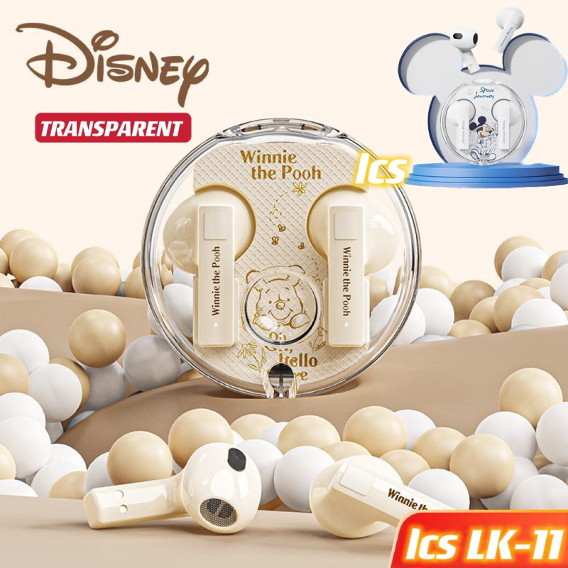 Disney TWS LCS-LK11 Wireless Headphones Touch Control Bluetooth Earphones Mic Call Sport Music In-Ear Earbuds Waterproof