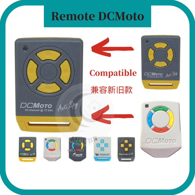 DCMOTO DC MOTO GATE REMOTE CONTROL DUPLICATOR