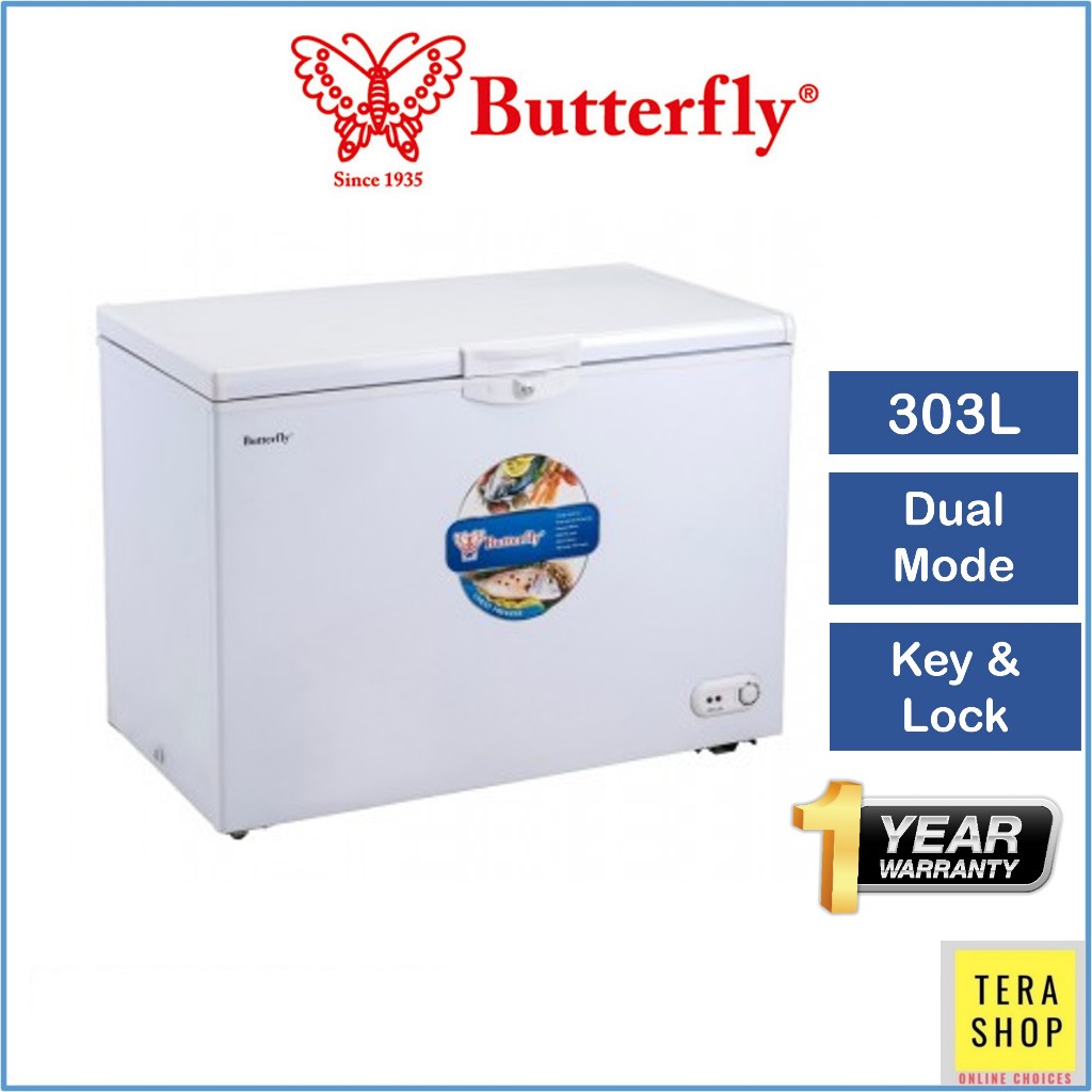 Butterfly BCF-WG302 Chest Freezer 303L Peti Beku