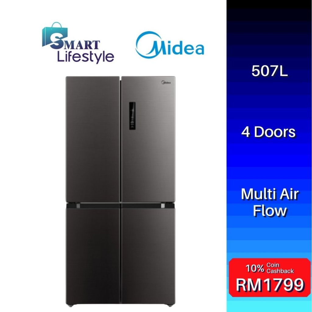 Midea Multi Door Inverter Fridge 507L MDRF550FGF28