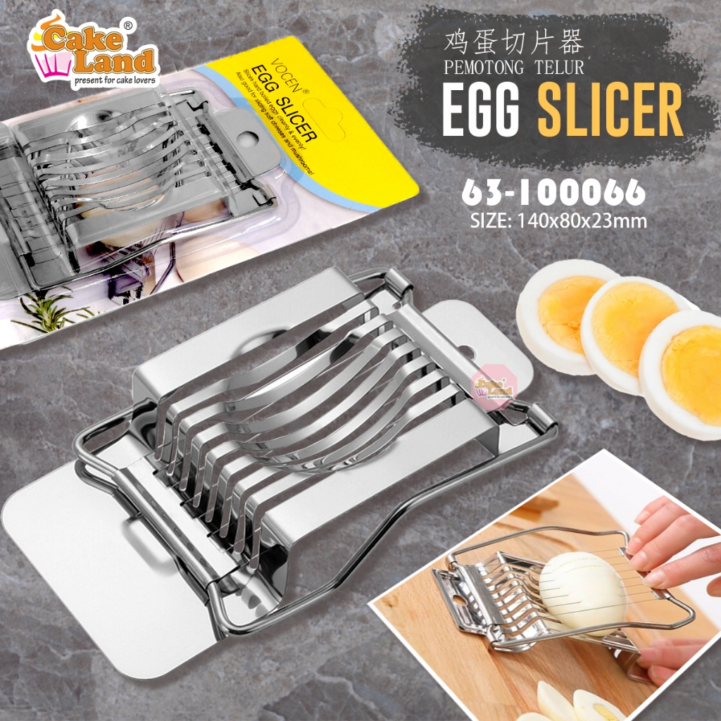 THE BAKER Stainless Steel Egg Slicer