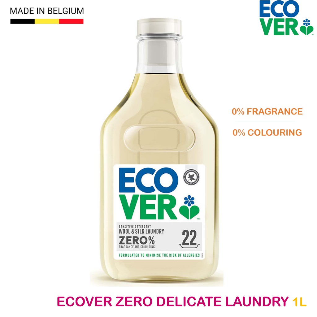ECOVER ZERO DELICATE WOOL & SILK SENSITIVE LAUNDRY DETERGENT 1L