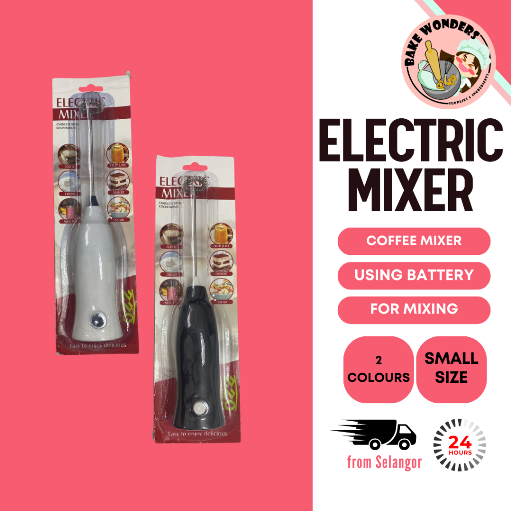 Electric Mixer/Coffee Mixer/Milk Frother/Handy mixer/Battery operated mixer/Mini Mixer/Pengadun Kecil