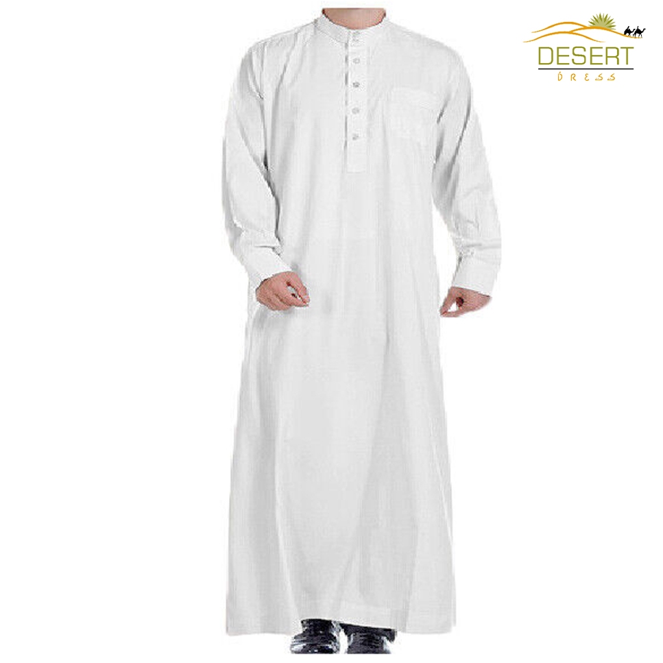 Desert Dress Saudi White Thobe Sizes 20 to 60 Baby Kid Teenager Men Boy All Sizes Full Sleeve Jubbah Jubba Lelaki New