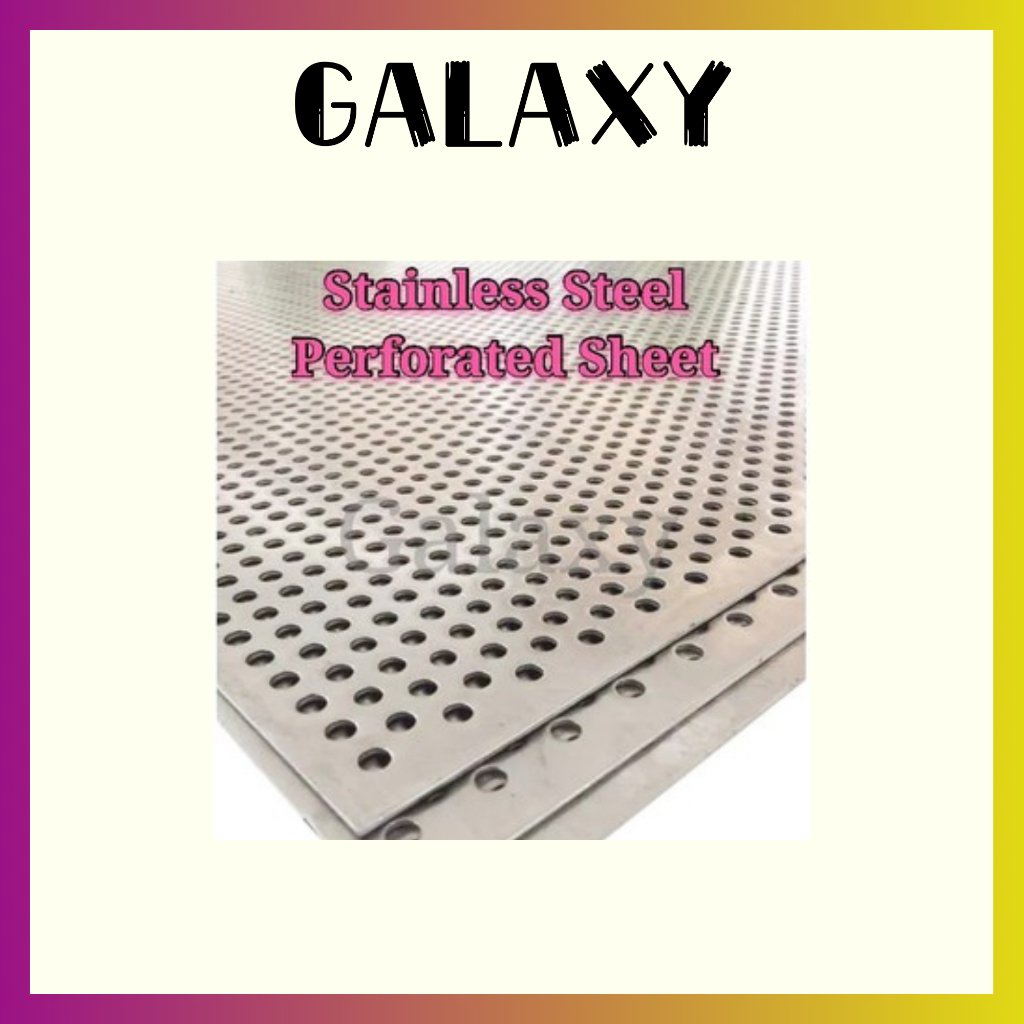 Stainless Steel 304 Perforated Sheet 3mm Hole - Thickness 1.0mm+- / Perforated Mesh / Perforated Plate