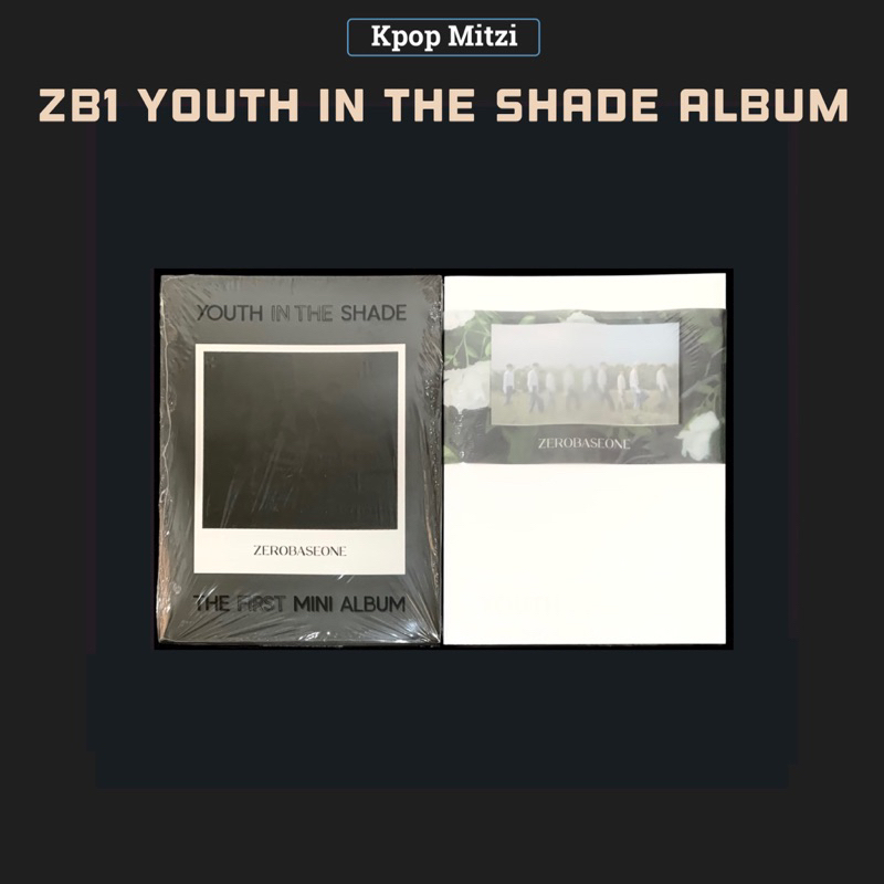 ZB1 YOUTH IN THE SHADE 1ST MINI ALBUM ZEROBASEONE(UNSEALED)