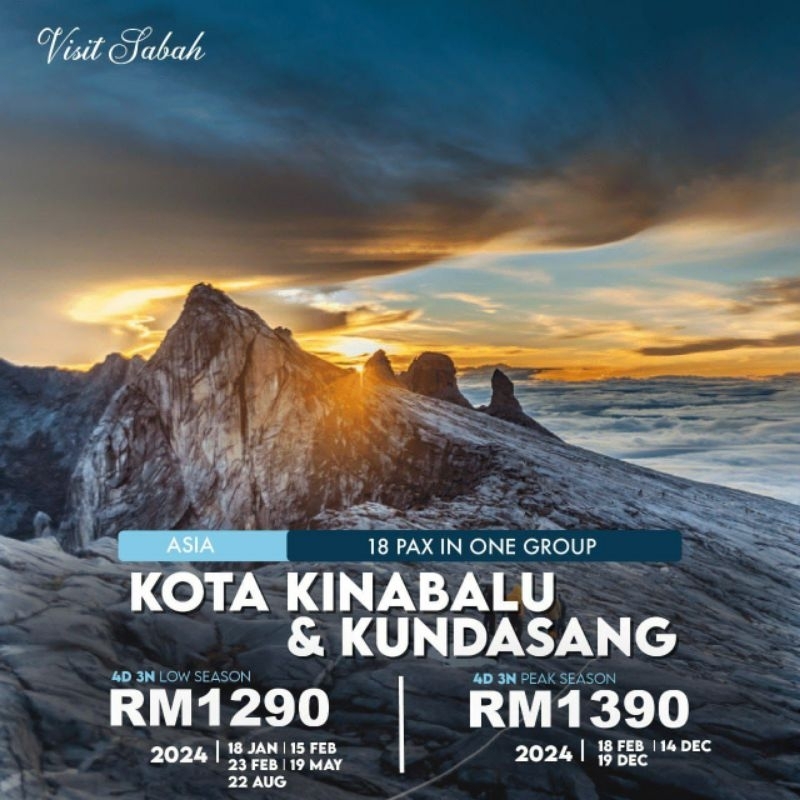 Trip Kota kinabalu + kundasan from KLIA