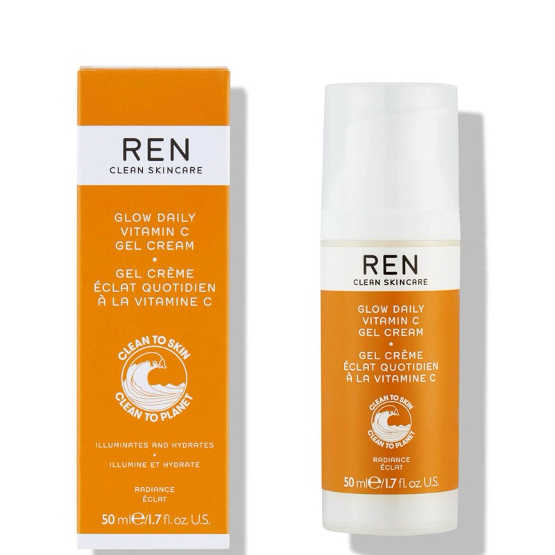 REN CLEAN SKINCARE GLOW DAILY VITAMIN C GEL CREAM 50mls