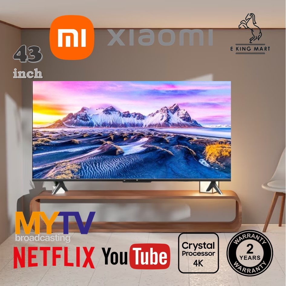 XIAOMI 4K LED TV 43" L43M6-6ARG 43P1 / LG 4K LED TV 43" 43 Inch Smart TV UHD with AI ThinQ® LG-43UQ7050 UQ75 Series MYTV