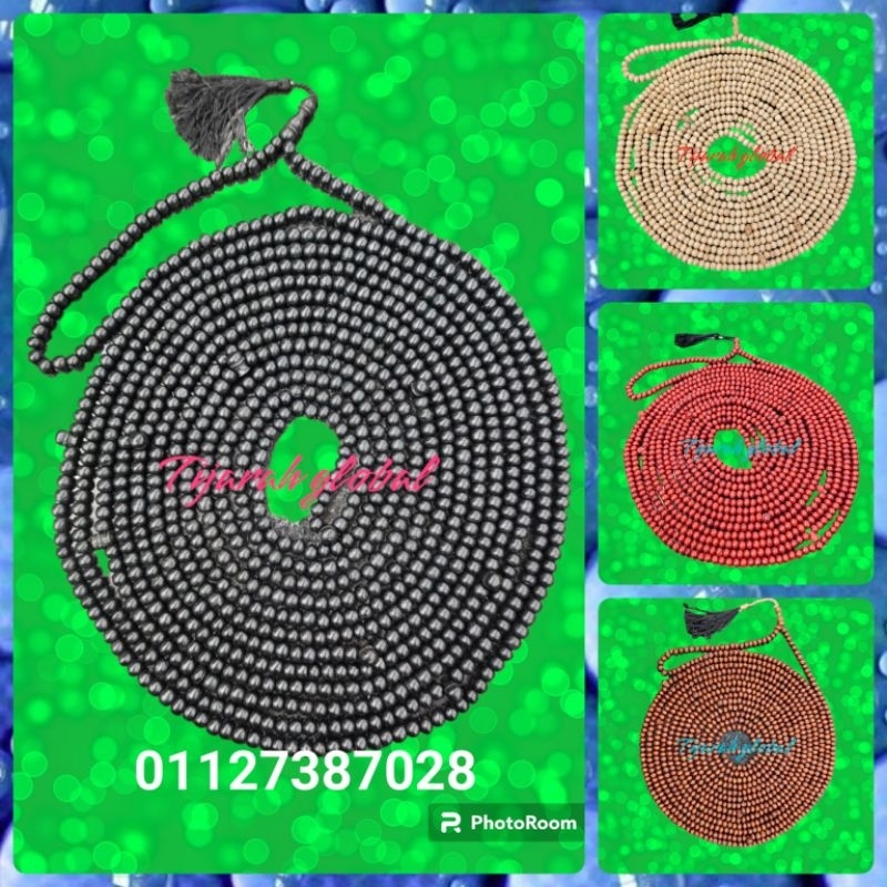 TASBIH KAYU KOKKUN PREMIUM 4 WARNA 500biji Dan 1000biji