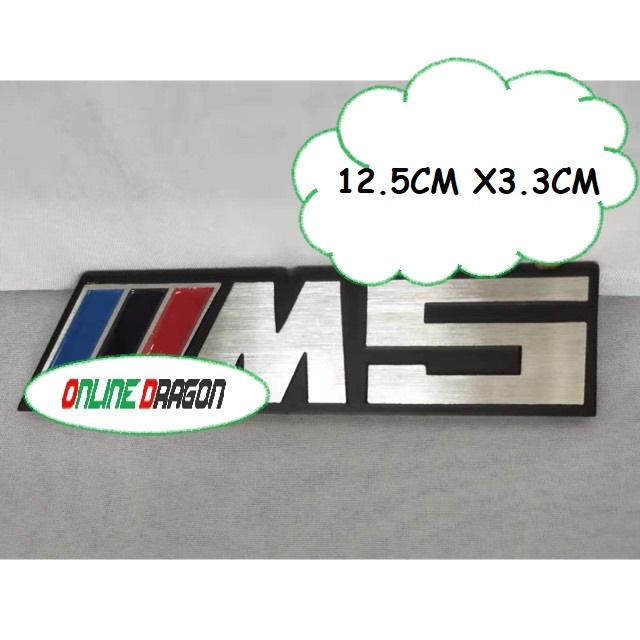 3D ALUMINIUM ALLOY M5 Car Logo Emblem Sticker Epoxy