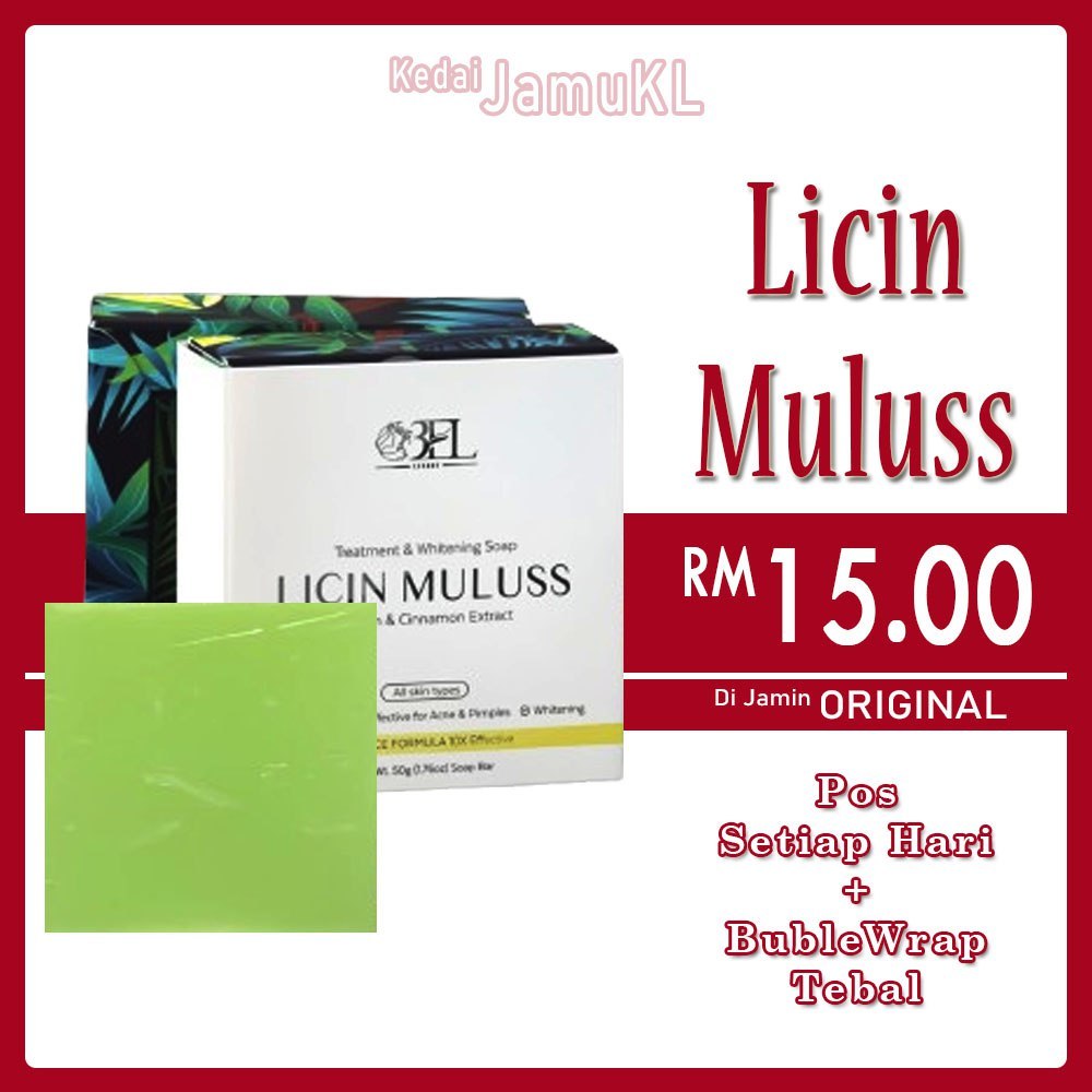 [SEKETUL] Sabun Putihkan Kulit ORIGINAL HQ Licin Muluss Soap Treatment Whitening Skin Sabun mulus