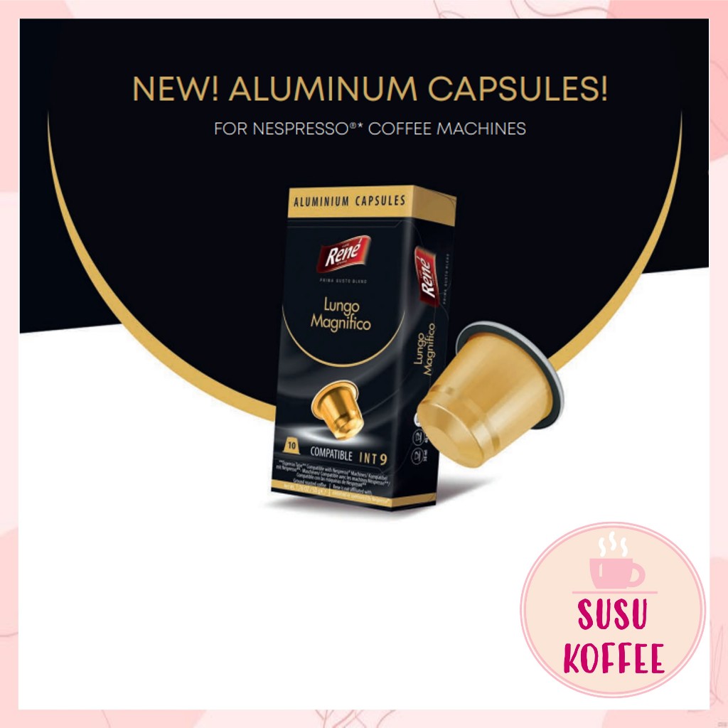 RENE - Nespresso Compatible Capsules (Aluminium Capsules)