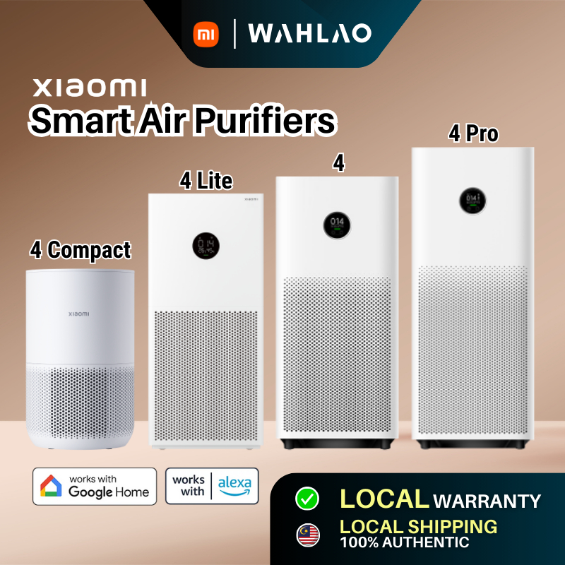 Xiaomi Smart Air Purifier 4 / 4 Lite / 4 Pro / Compact / 3C Smart Home WiFi App HEPA Filter Home Use