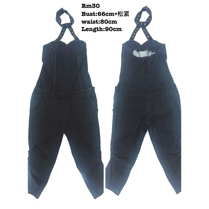 women's jeans denim jumpsuit 女装牛仔连体裤