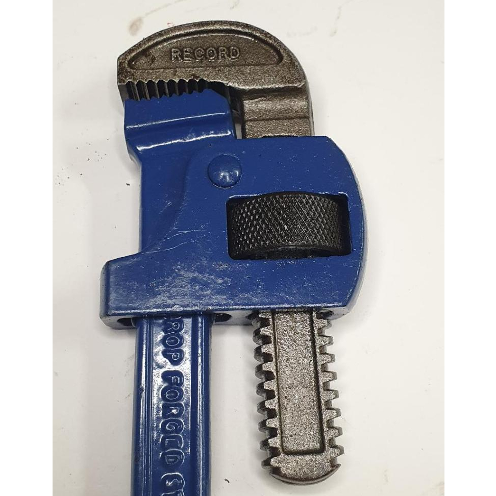 VINTAGE 14"/350 mm RECORD Stillson Pipe Wrench [MADE IN ENGLAND]