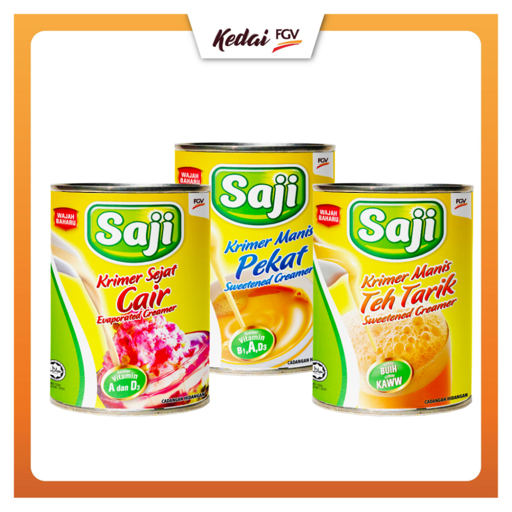 SAJI Krimer (Pekat/Cair/ Teh Tarik) (500g / 390g)