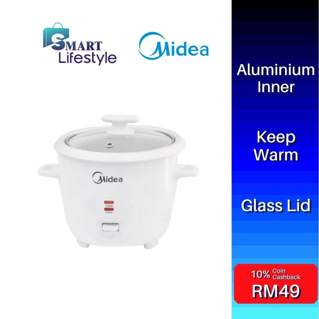 Midea Conventional Rice Cooker MG-GP06B (0.6L)/ MG-GP10B (1.0L) / Morgan (0.6L) MRC-TC06NS / Pensonic PRC-6E/PRC-11E