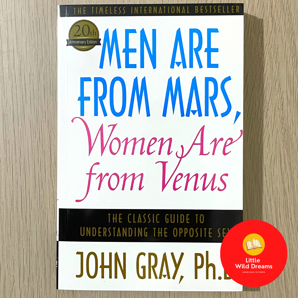 English Book : Men Are from Mars, Women Are from Venus By John Gray | Relationship Psychology