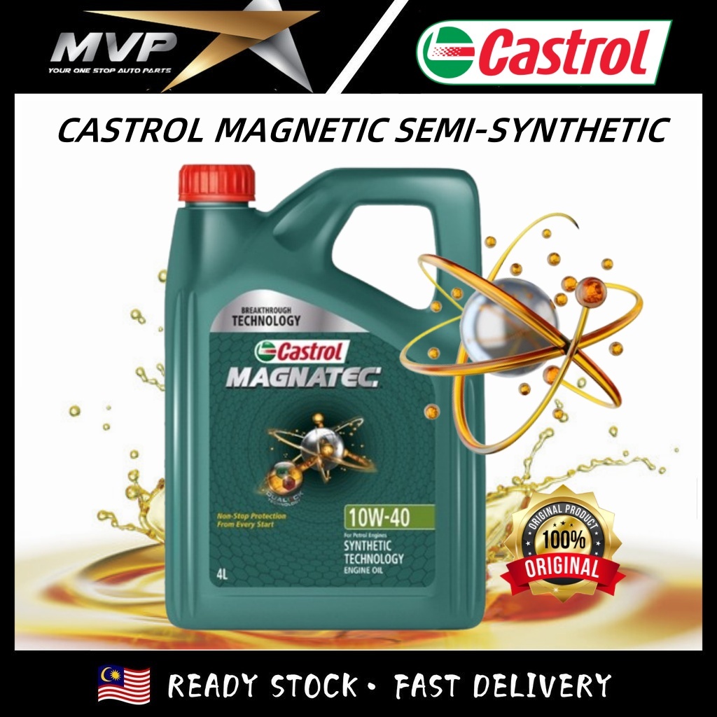 Castrol MAGNATEC 10W-40 for Petrol Vehicles (4L) - Ready Stock