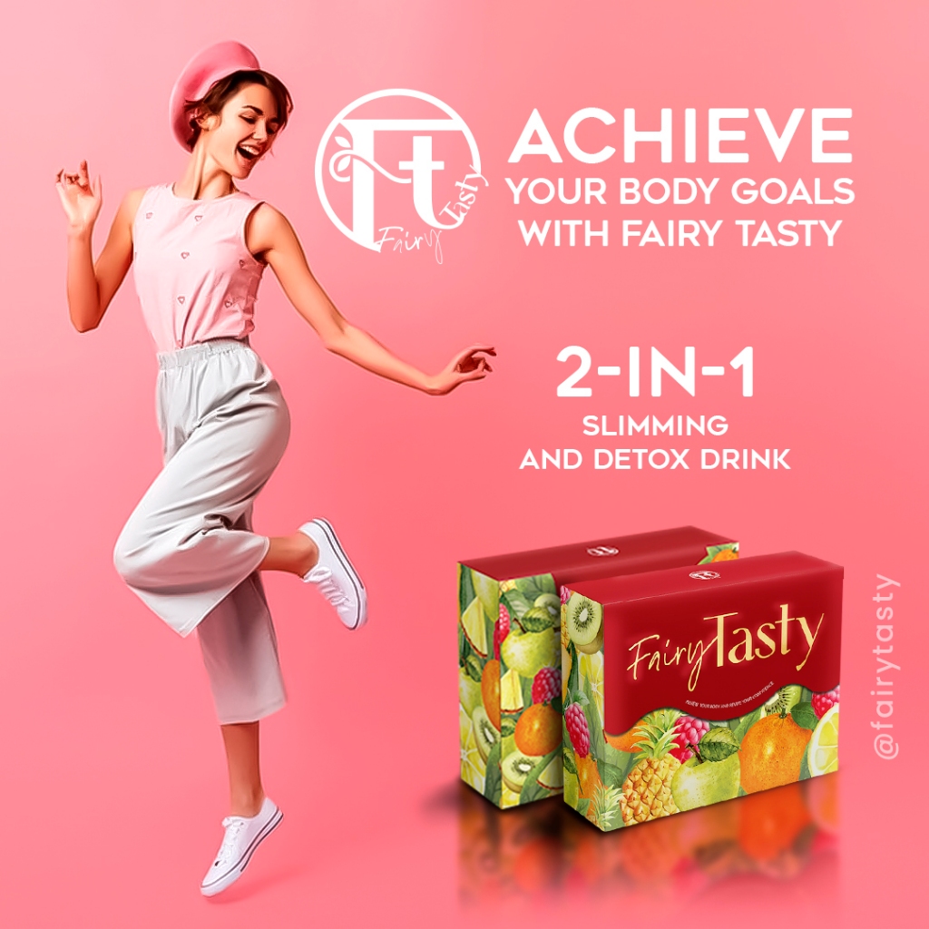 FairyTasty Fibre Drink X Wonderfruity Truewonder- Set Sebulan Minuman Kurus SLIMMING WEIGHT LOSS