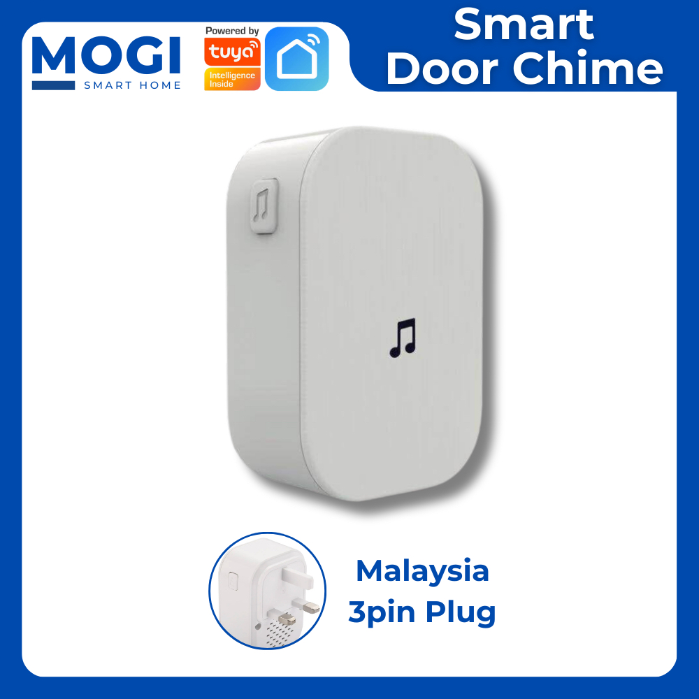 MOGI Tuya Smart Wireless Door Chime RF433Mhz for T30 Doorbell Smart Home Smart Life Doorbell Ringer