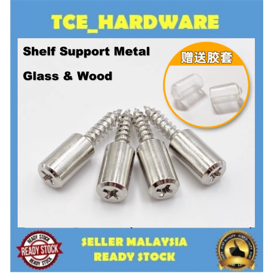 Cross High Quality Self Tapping Screw Support With Rubber Sleeve papan Support Shelf Papan (SS170)