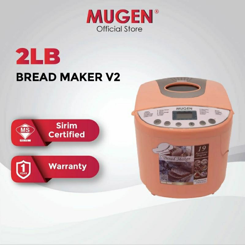 Mugen Bread Maker V2 Multifunction Bread Maker