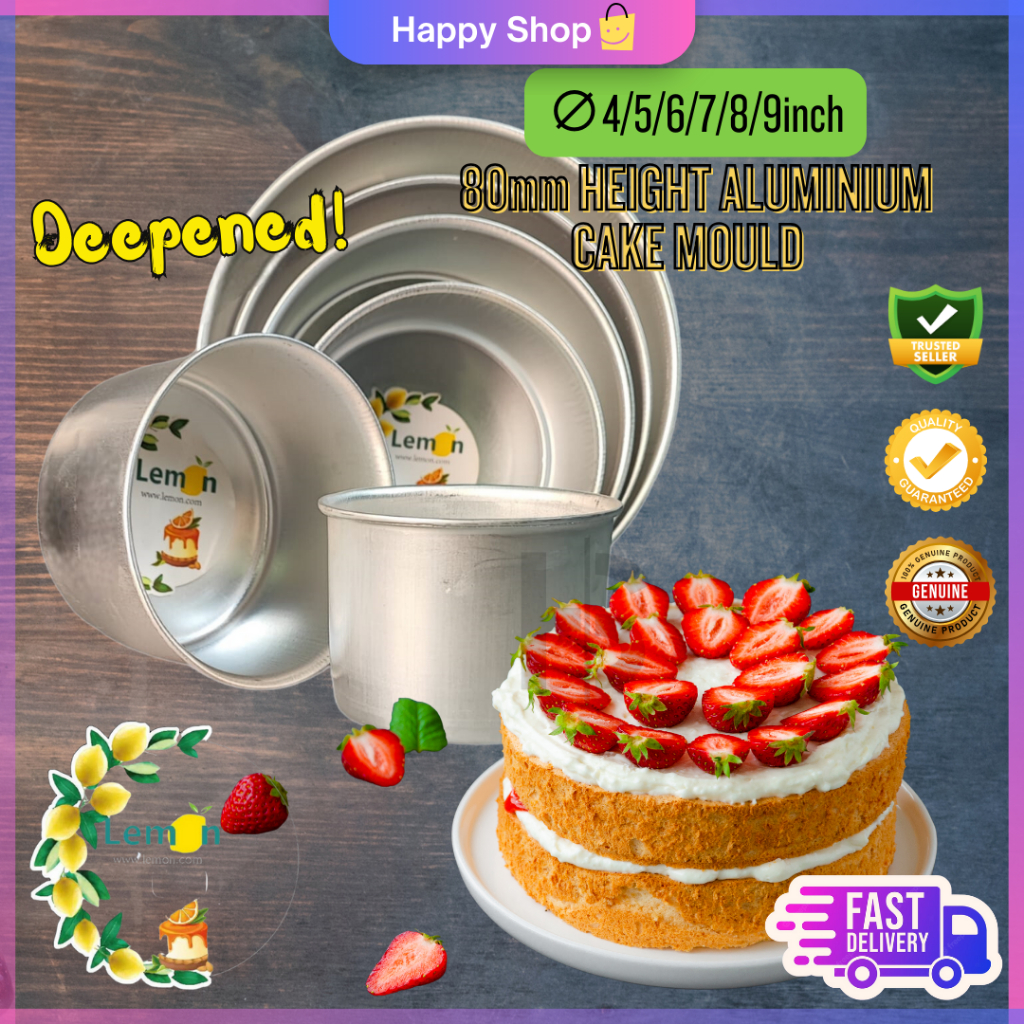 4/5/6/7/8/9inch 3inch height PURE ALUMINIUM CAKE MOULD/BAKERY MOULD/CAKE TIN/BAKING ACCESSPRIES