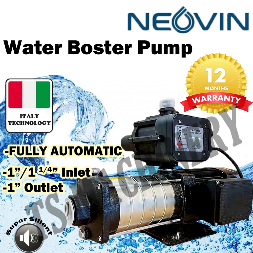 [𝐎𝐫𝐢𝐠𝐢𝐧𝐚𝐥]Neovin Automatic Home Booster Water Pump CH-M2-30 0.5HP CH-M240 CH-M440 0.75HP 1.5HP Multi-Stage Water Pump