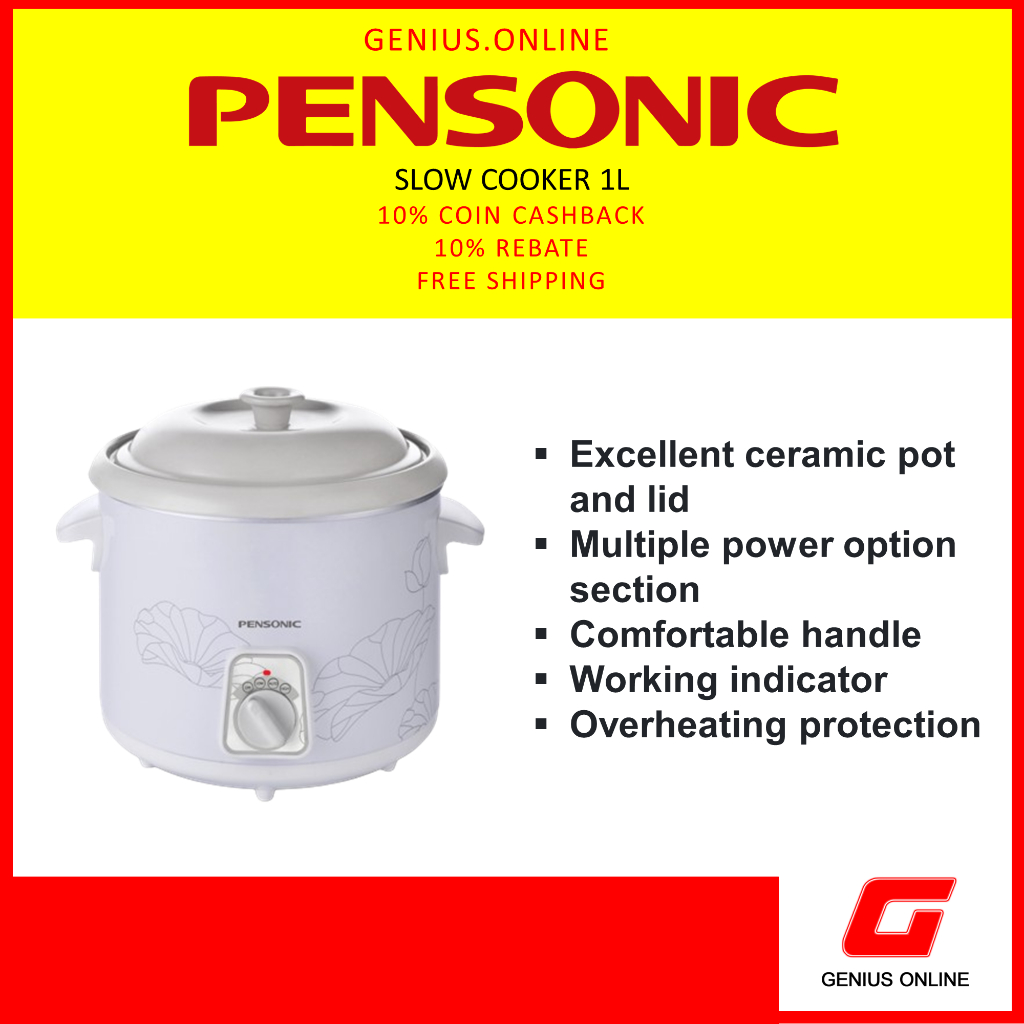 PENSONIC Slow Cooker (1.0L) PSC-101