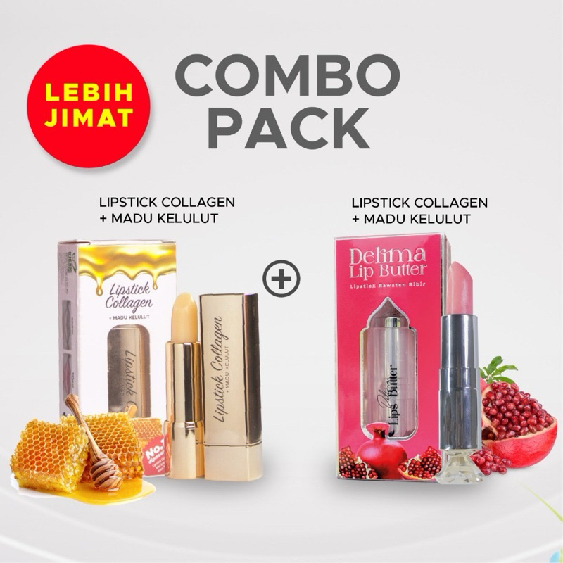Combo Set Lipstik Bibir Menawan Dherbs