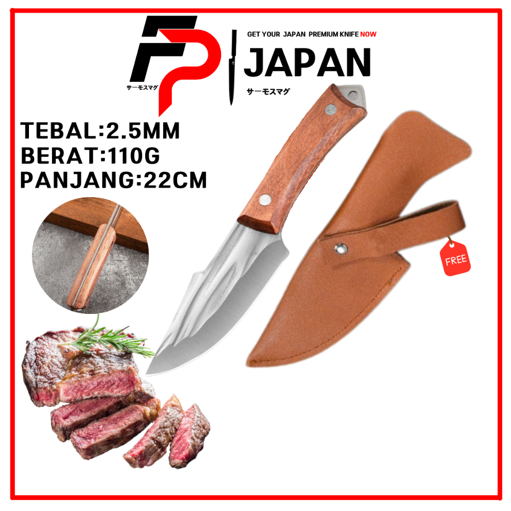 FN49 HARGA BORONG💥 Tebal 2MM Pisau lapah / Pisau Daging / Pisau tulang / Pisau dapur / Pisau jepun / Pisau Viral