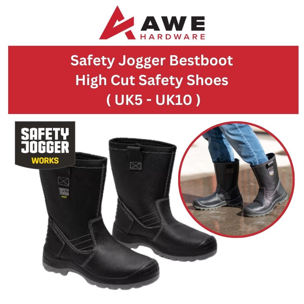 Safety Jogger Bestboot High Cut Safety Shoes UK5-10 Kasut Keselamatan Construction Work Heavy Duty