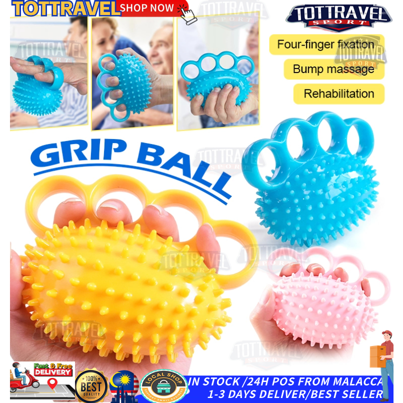 Finger Grip Ball Hand Therapy Grip Ball Stretcher Finger Pow Fitness Arm Exercise Muscle Relex Recovery Equipment 健身握力器