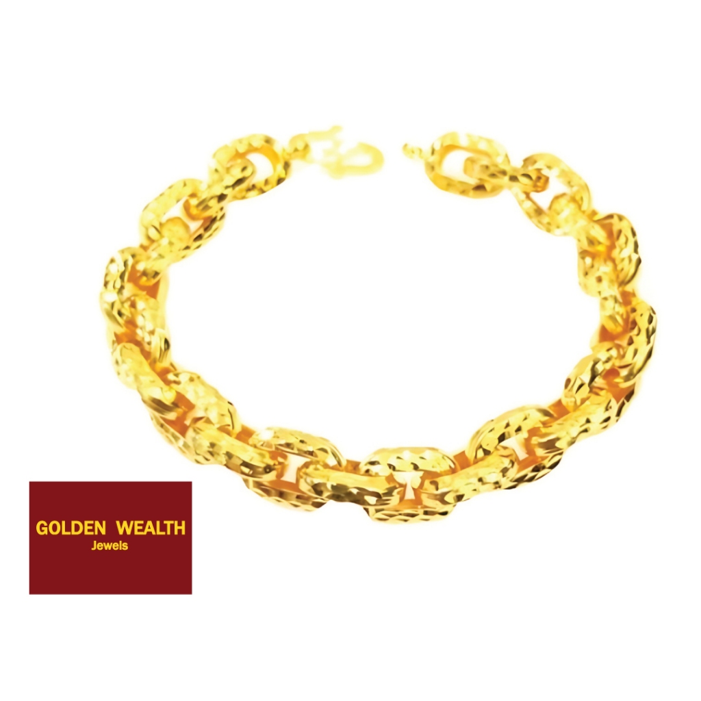 💯916 Gelang Tangan Sauh Exclusive Emas 916