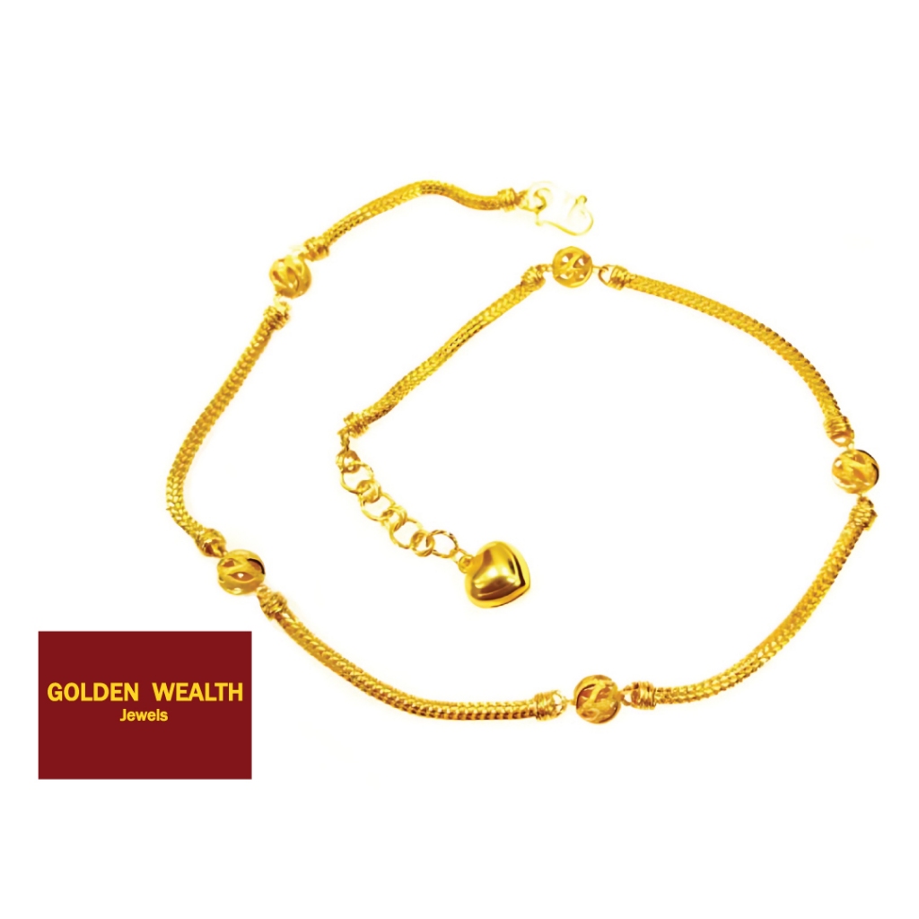 💯916 Gold Ankle / Gelang Kaki Emas 916 黄金脚链糸列
