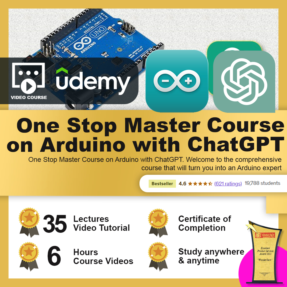[Video Course] One Stop Master Course on Arduino with ChatGPT