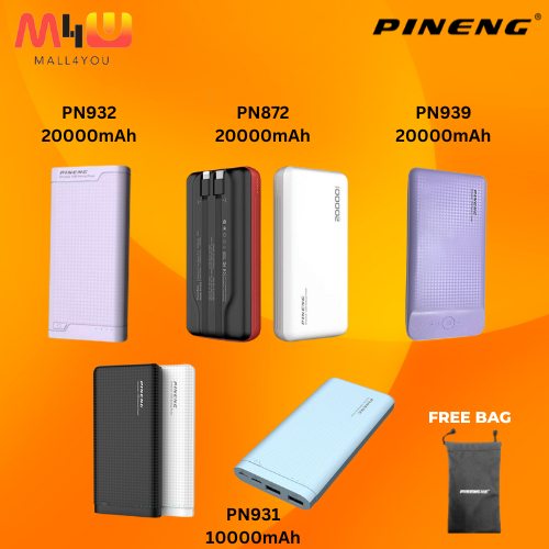 Pineng PN939/PN932/PN872 20000Mah / PN931/PN965/PN871 10000Mah PowerBank PN939/PN936