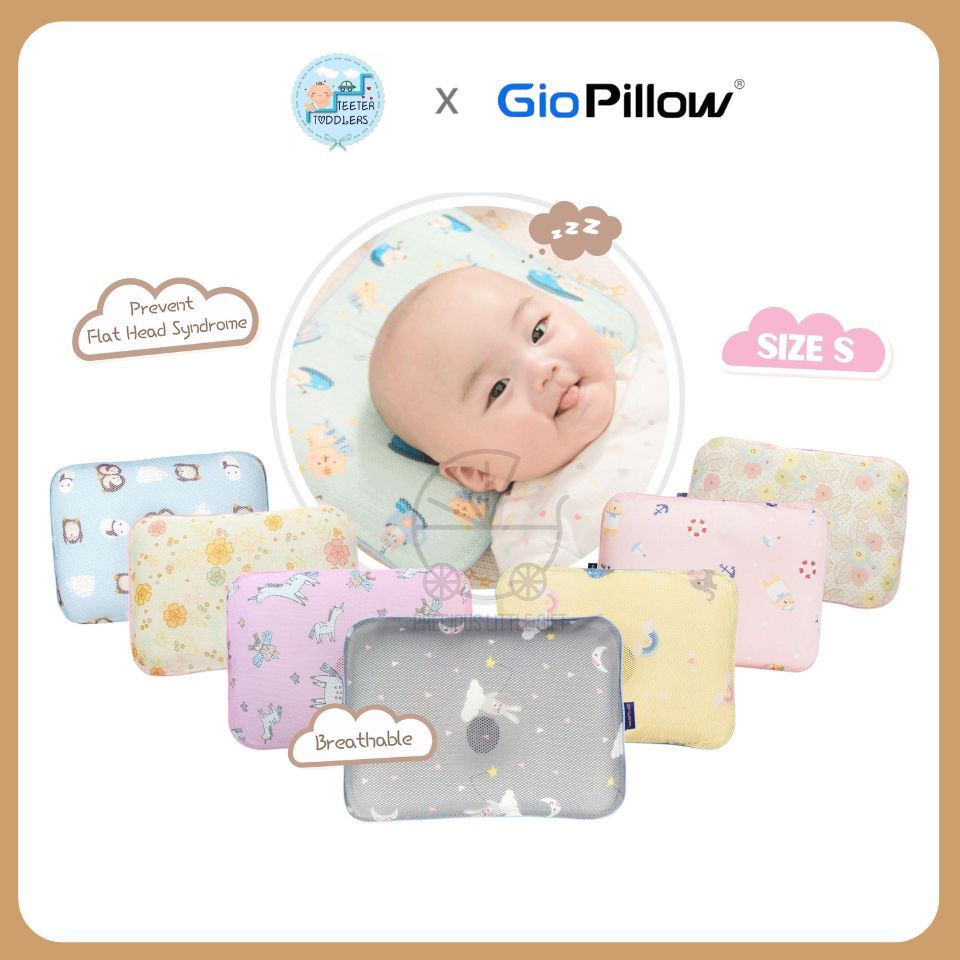 Korea Gio Pillow Baby Pillow / Pillow Cover - Prevent Flat Head (S Size) (1 Unit)