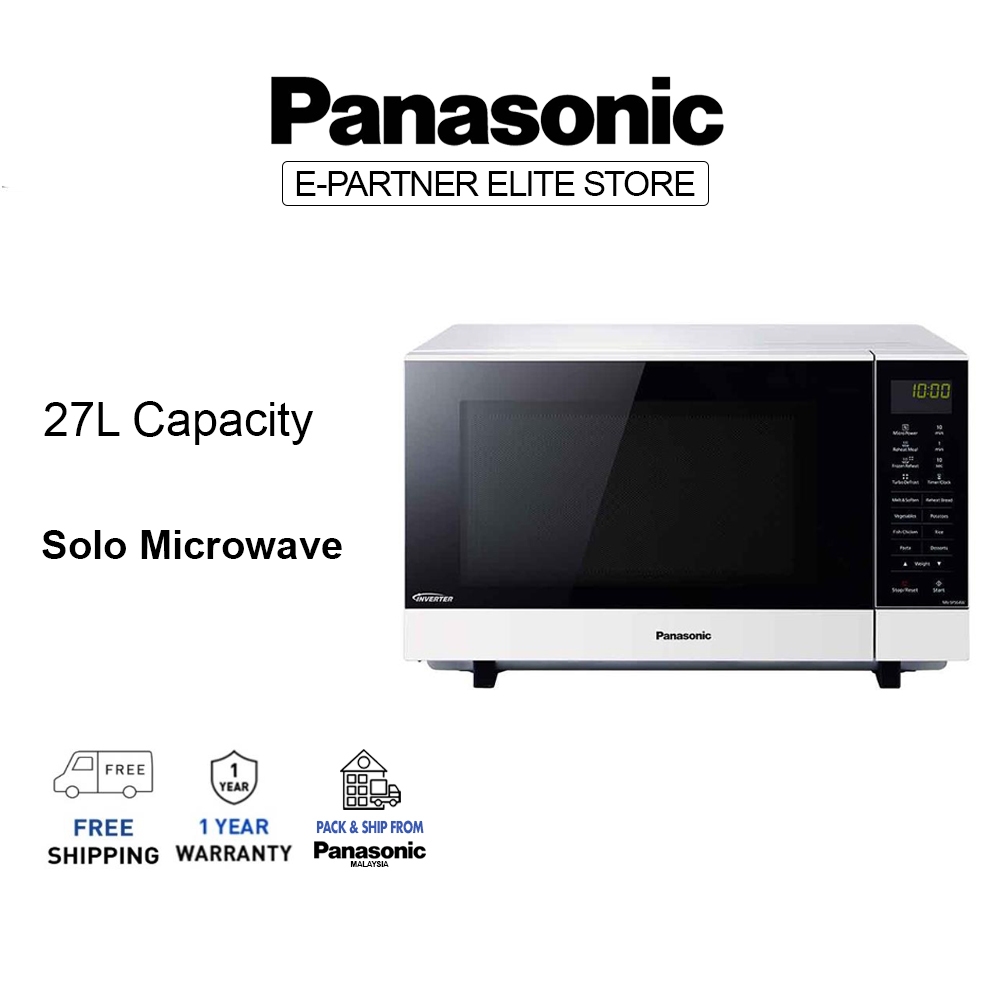 Panasonic NN-SF564W Solo Microwave Oven Save 3.0 (27L) NN-SF564WMPQ