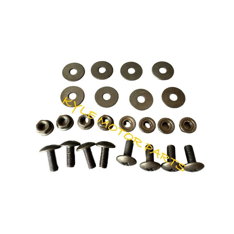 RXZ BOS SCREW COWLING VISOR 8PCS SET