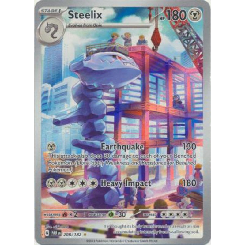 Steelix - 208/182 - Illustration RareScarlet & Violet: Paradox Rift Singles
